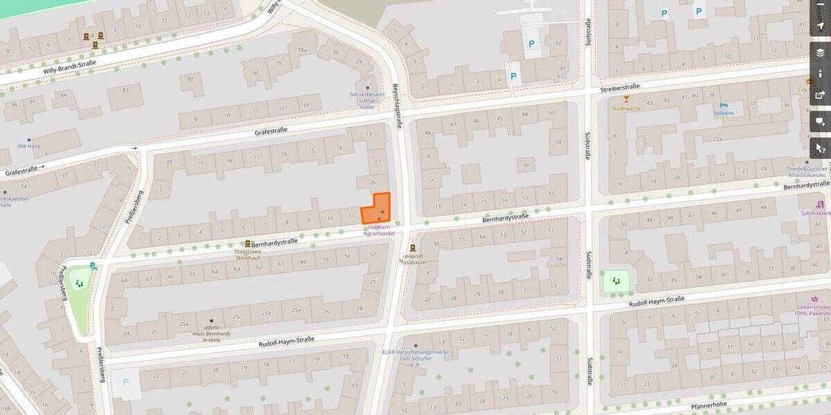 Etagenwohnung Halle (Saale) Innenstadt - 3 Zimmer, 78 m&sup2;, 129.000&euro; | Angebot:26805229