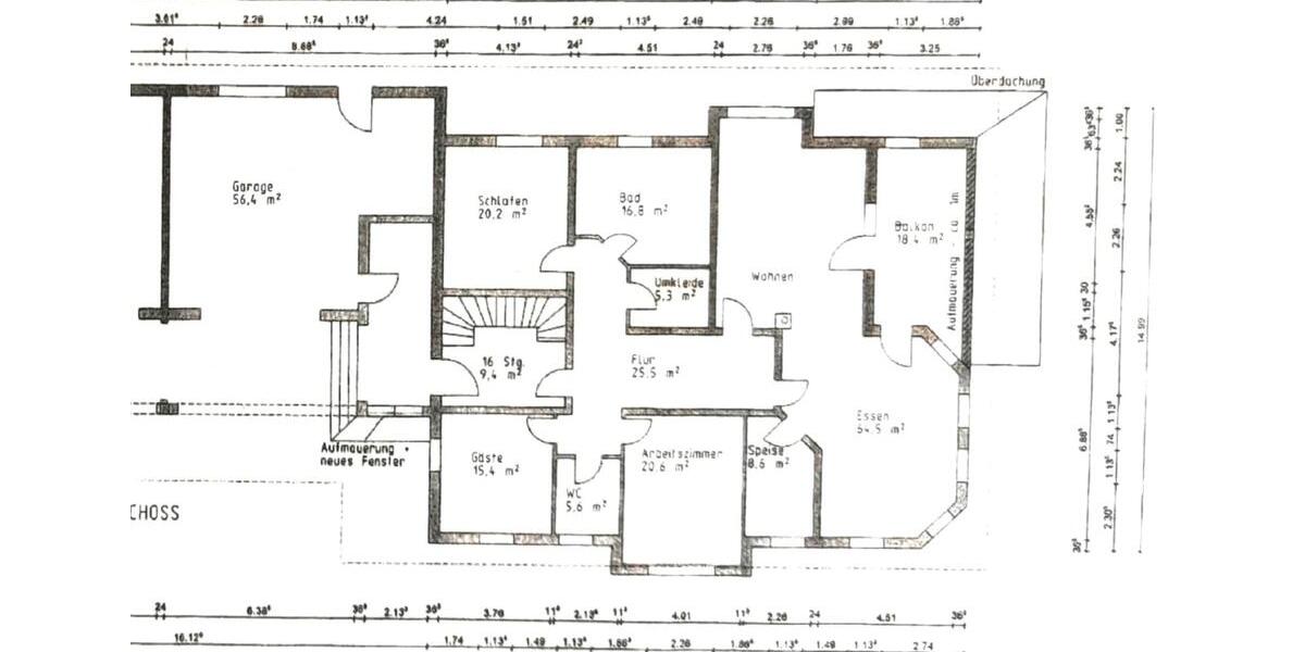 Hochparterre Schönthal - 4 Zimmer, 182 m&sup2;, 970&euro; | Angebot:25542960