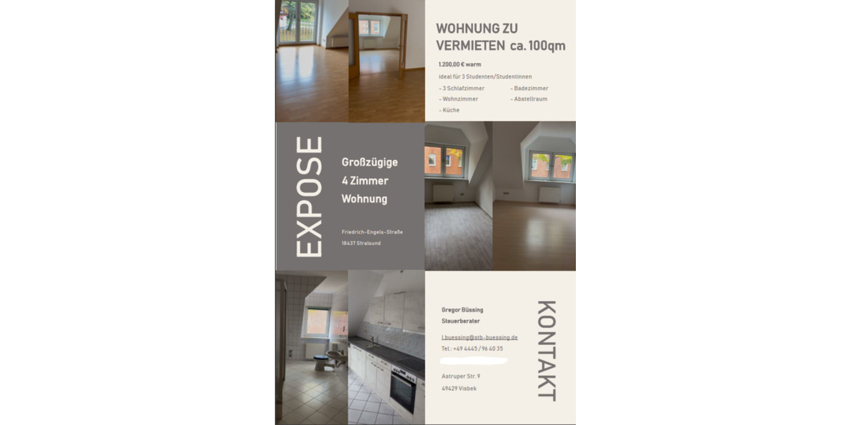 WOHNUNG ZU VERMIETEN 5 zimmer