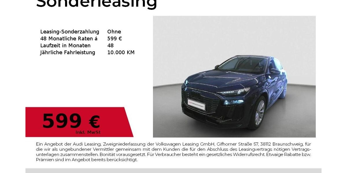 Audi Q6 e-tron 8.414 km 60.940 € Nürnberg 90411