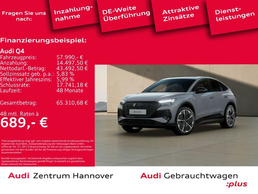 Audi Q4 9.488 km 57.990 € Hannover 30179