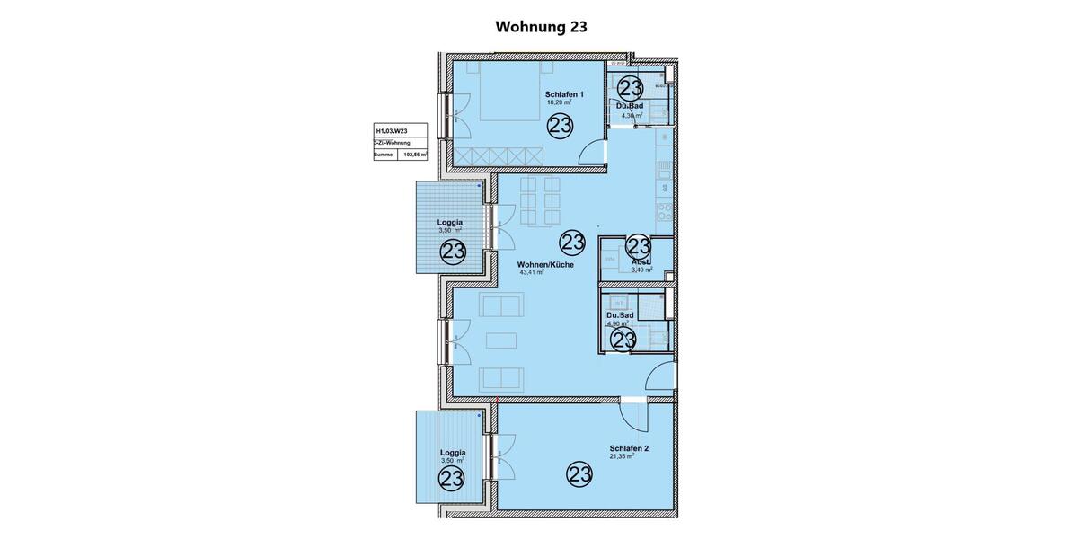 Helle altengerechte Wohnung mit Sonderabschreibung im KFW 40 QNG Energiesparhaus Trier - Etagenwohnung Trier Feyen-Weismark | Angebot:27071057