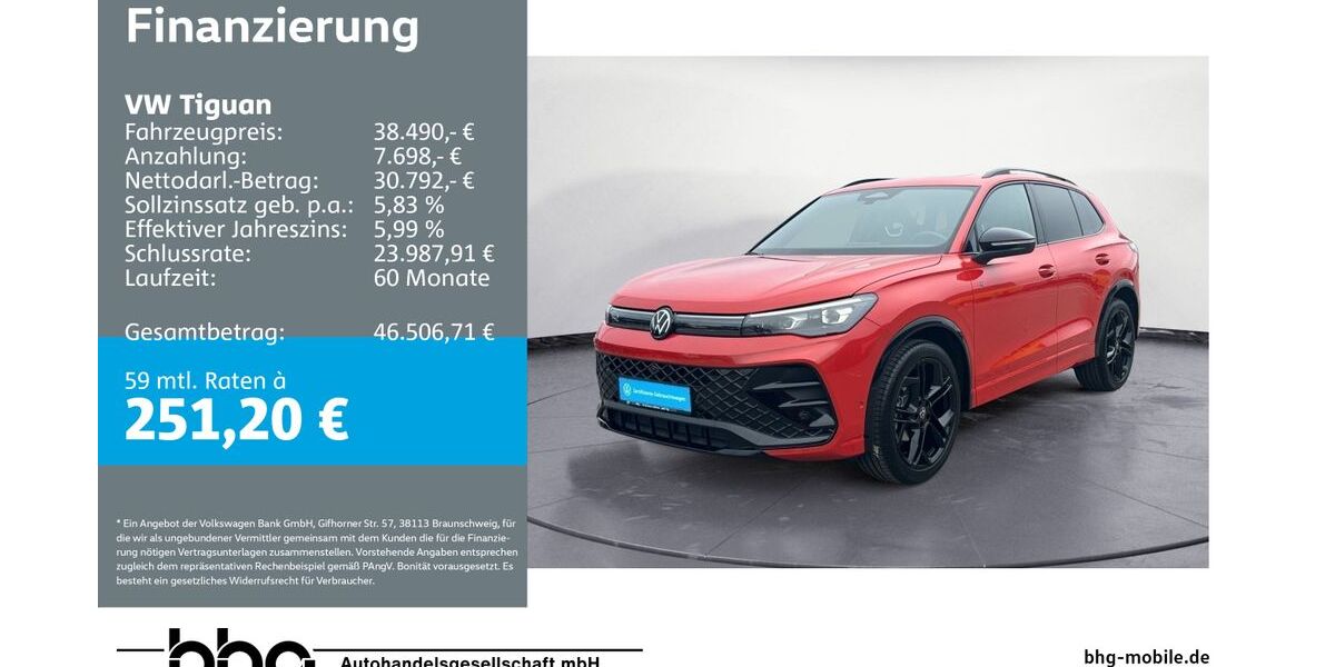 VW Tiguan 17.093 km 38.490 &euro; Rottweil 78628