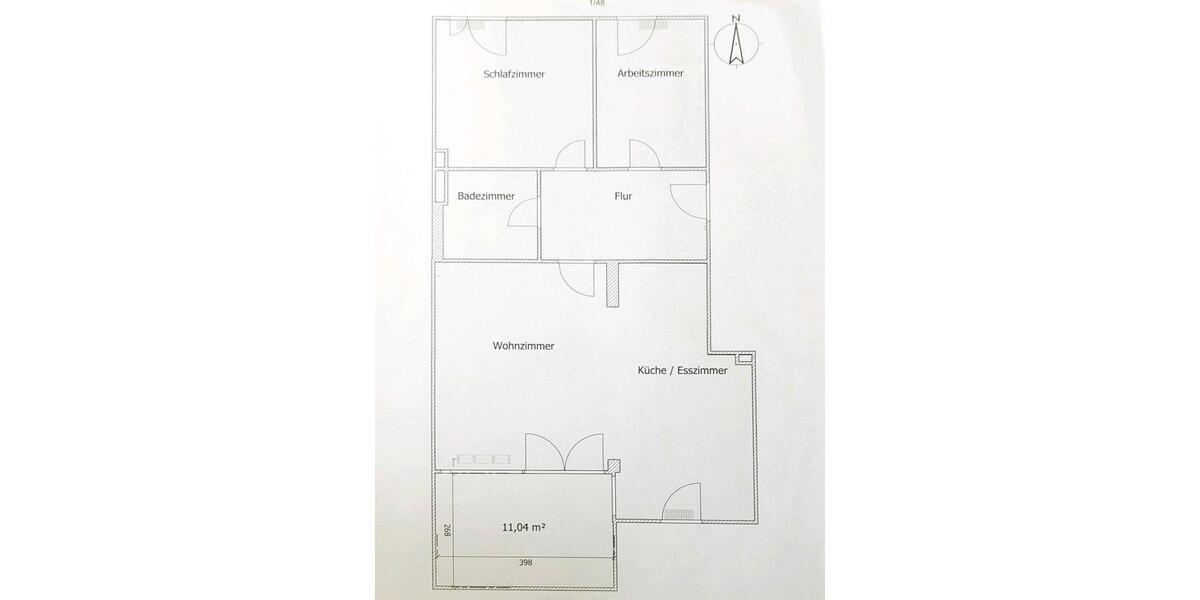Dachgeschoßwohnung Rendsburg - 3 Zimmer, 73 m&sup2;, 229.000&euro; | Angebot:27208854