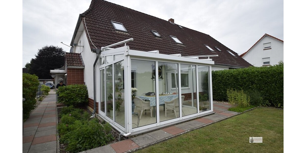 Großes modernisiertes EFH + EBK + Wintergarten + 3 Bäder mit 2 Stellplätzen vor dem Haus - Doppelhaushälfte Syke / Siedlung Gessel Gessel | Angebot:24213112
