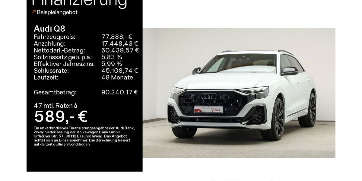 Audi Q8 12.500 km 76.888 &euro; Mühlheim 63165