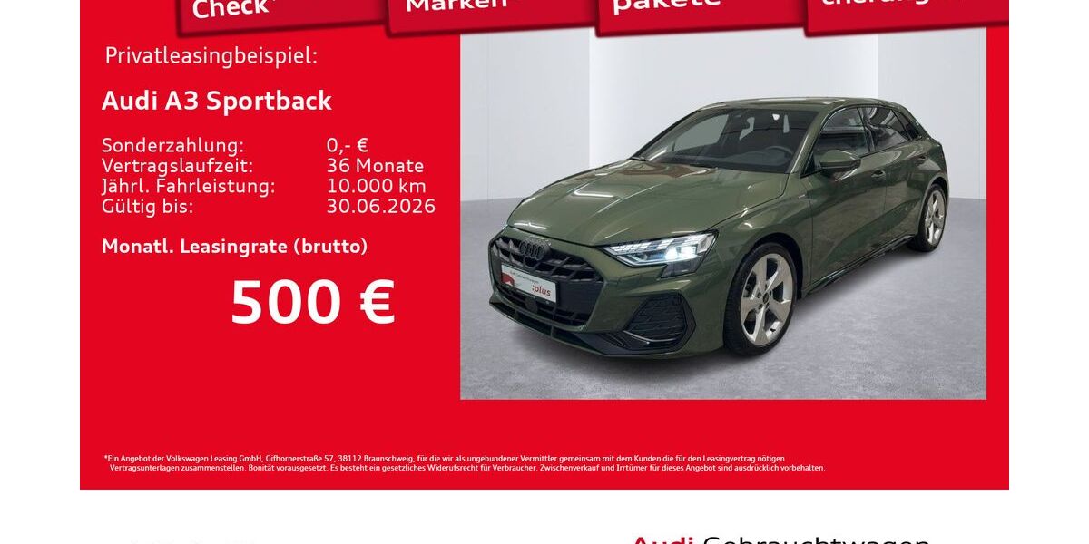 Audi A3 10.494 km 39.770 &euro; Hamburg 20537