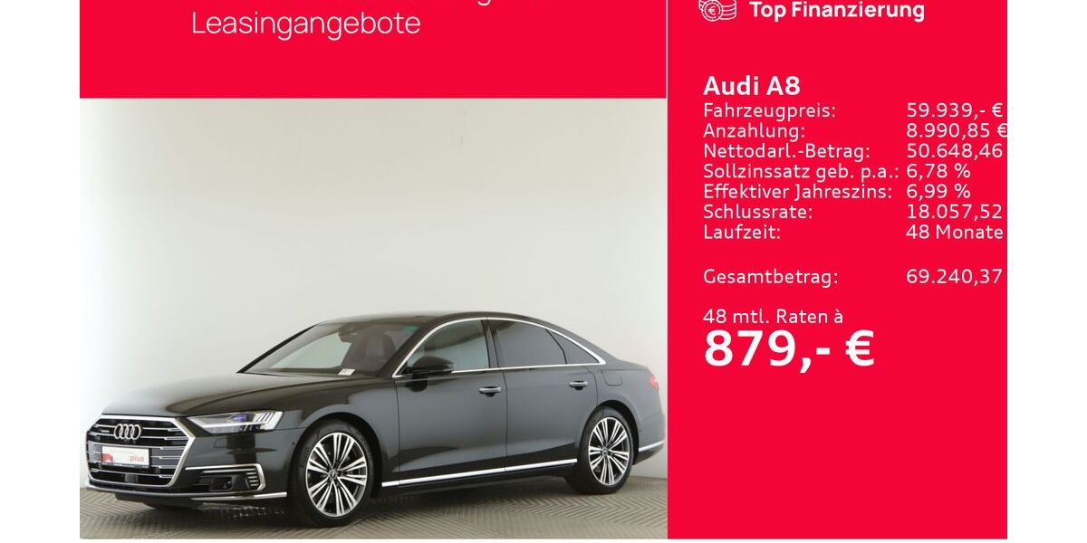 Audi A8 71.970 km 52.720 &euro; Seevetal 21217