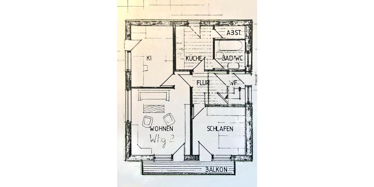 Etagenwohnung Burg (Dithmarschen) - 3 Zimmer, 82 m&sup2;, 680&euro; | Angebot:26408001