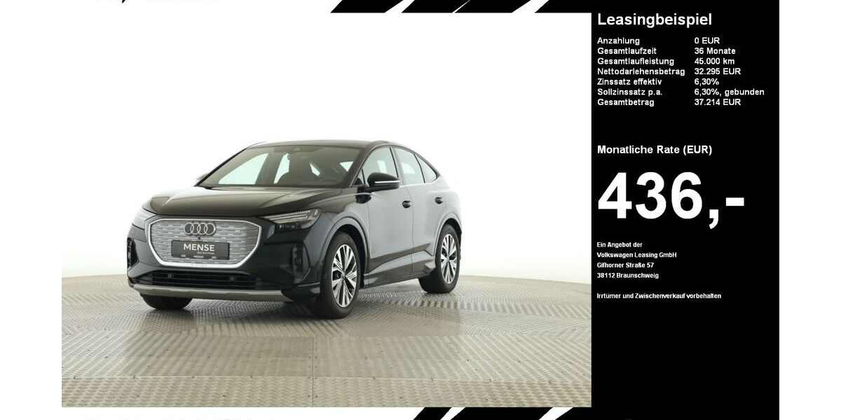 Audi Q4 e-tron 43.374 km 32.295 &euro; Oelde (Stromberg) 59302