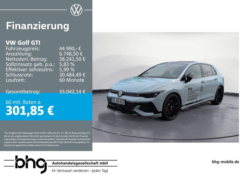 VW Golf 5.500 km 44.490 € Freiburg 79115