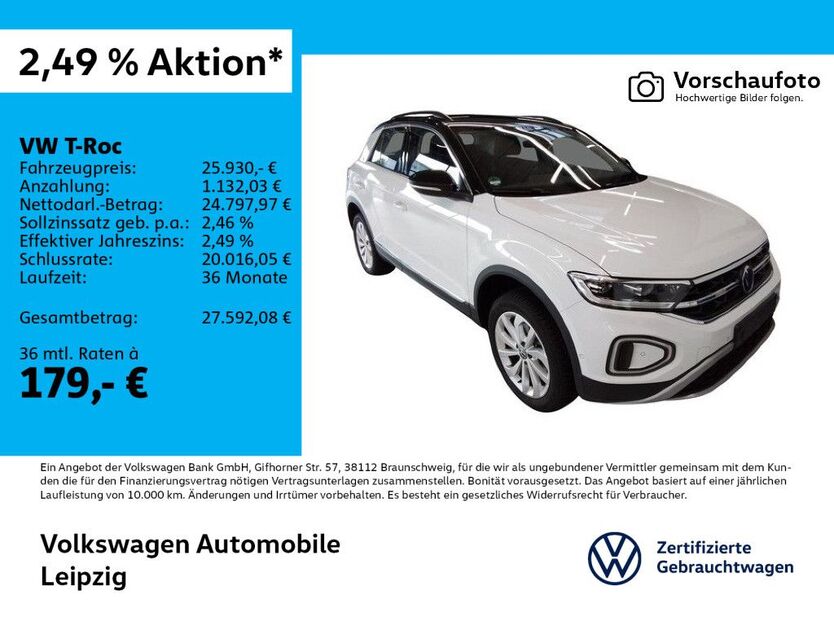 VW T-Roc 5.018 km 25.930 € Leipzig 04277