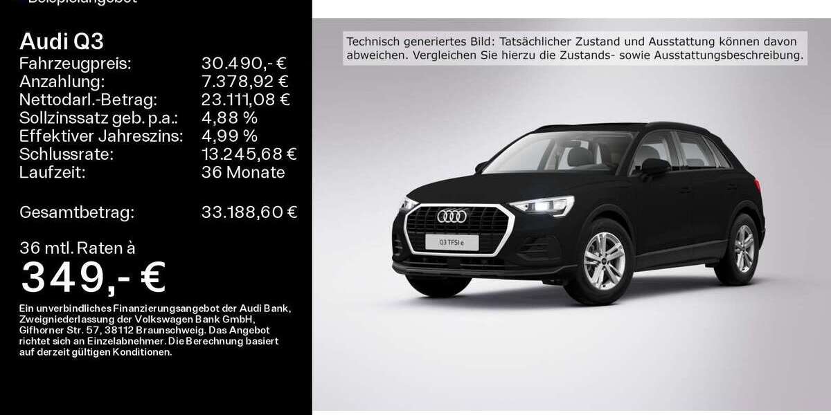 Audi Q3 43.372 km 30.490 € Hofheim 65719