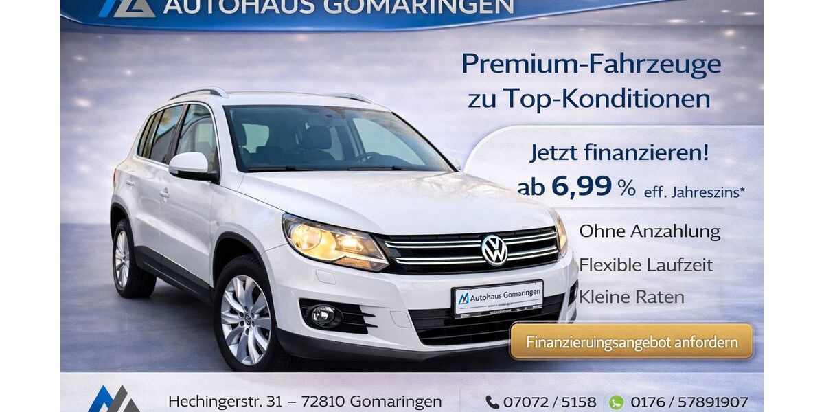 VW Tiguan 107.000 km 12.999 &euro; Gomaringen 72810