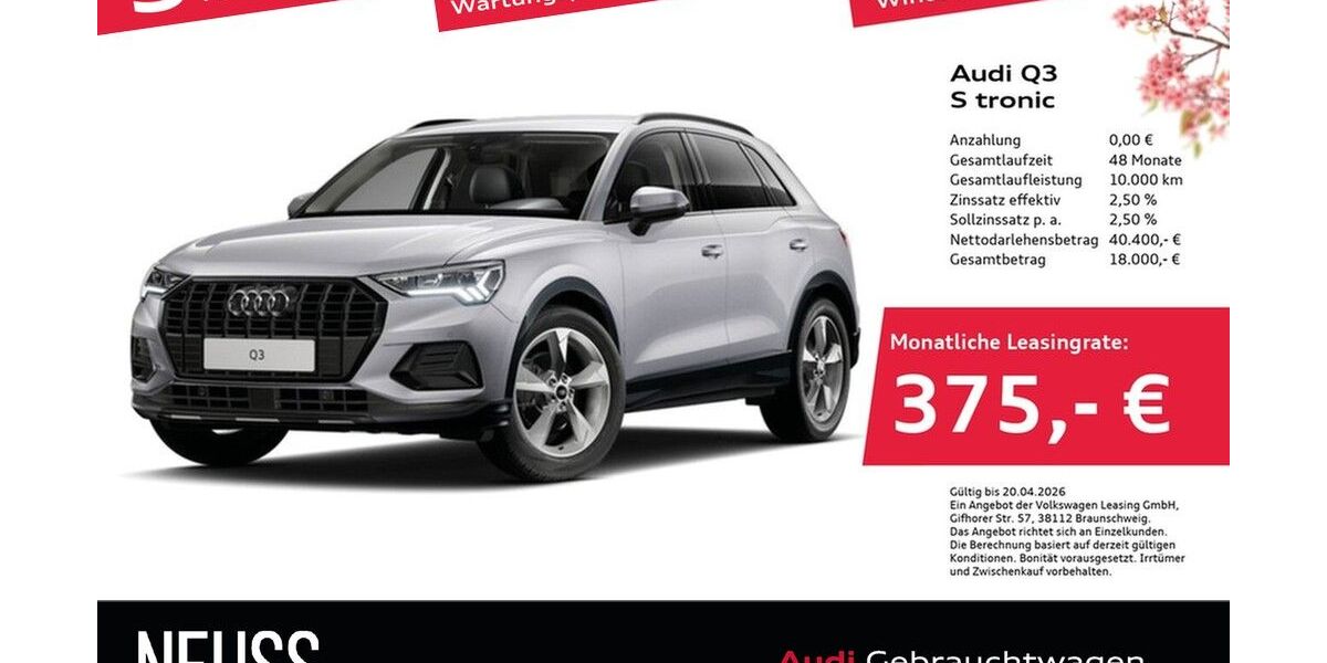 Audi Q3 4.314 km 39.750 &euro; Pfarrkirchen 84347