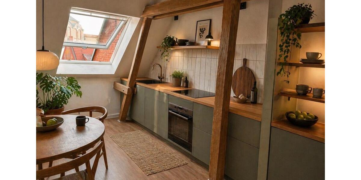 Dachgeschoßwohnung Erfurt Johannesvorstadt - 2 Zimmer, 73 m&sup2;, 199.000&euro; | Angebot:26455589
