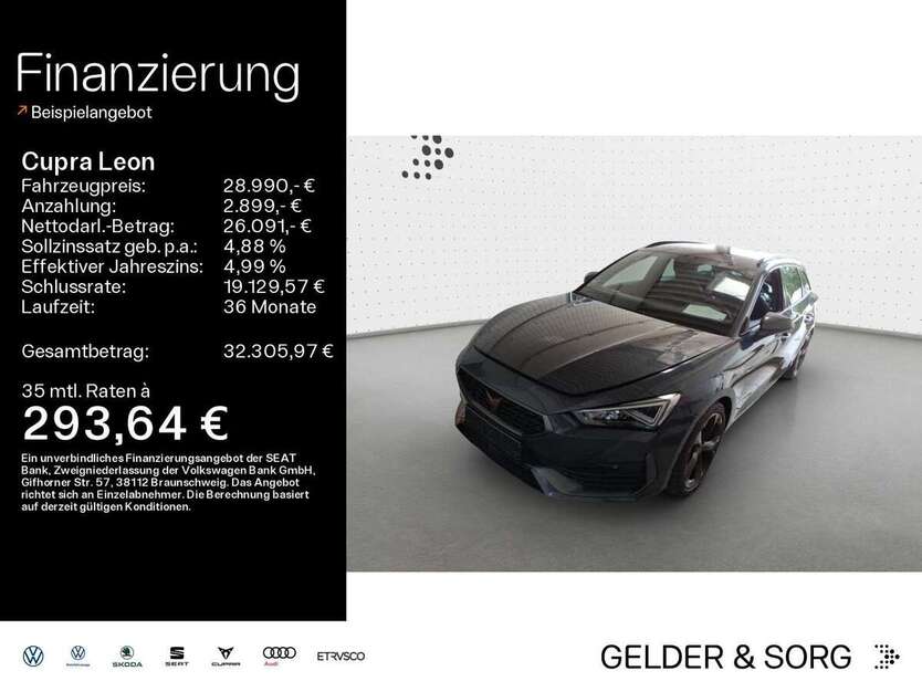 Cupra Leon 32.900 km 28.990 € Sand am Main 97522