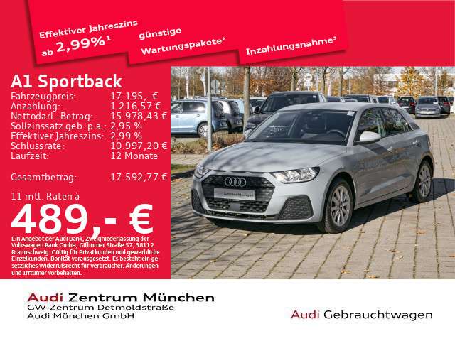 Audi A1 38.774 km 17.195 &euro; München 80935