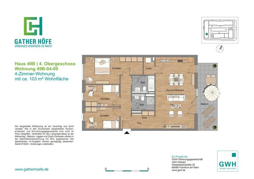 4712150 Ihr neues Zuhause - Exklusive 4-Zimmer-NeubauWohnung zu vermieten