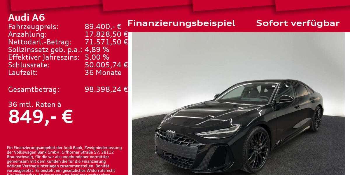 Audi A6 6.001 km 89.400 &euro; Berlin 10587