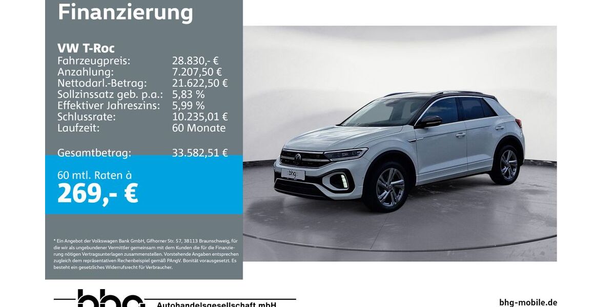 VW T-Roc 36.495 km 28.830 &euro; Freiburg 79115