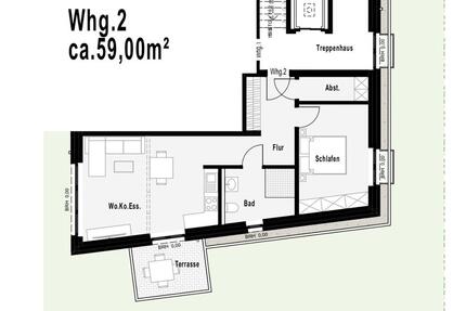 Wohnung Altenberge - 2 Zimmer, 58 m&sup2;, 395&euro; | Angebot:24473903