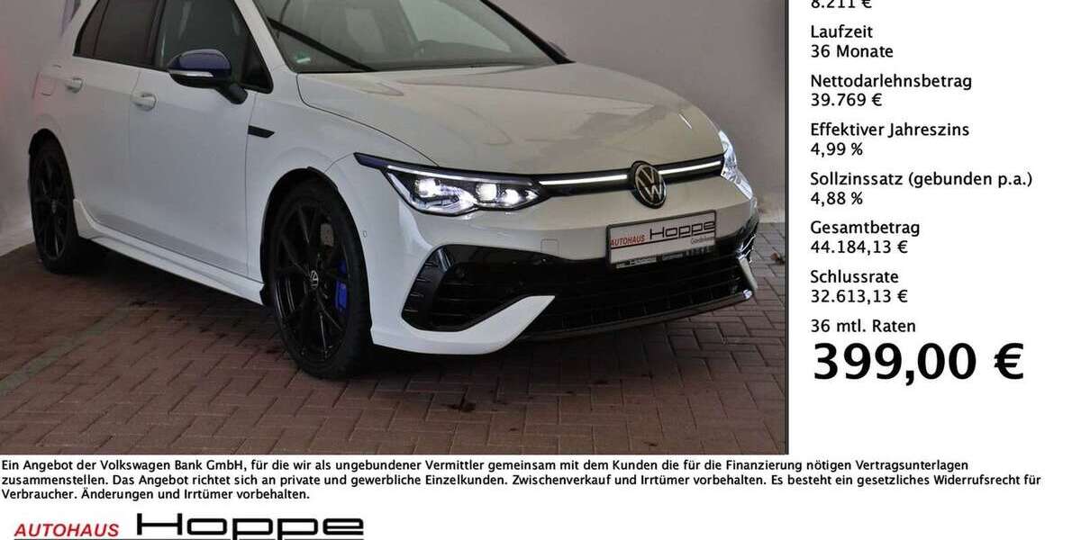 VW Golf R 34.647 km 44.980 &euro; Ganderkesee 27777