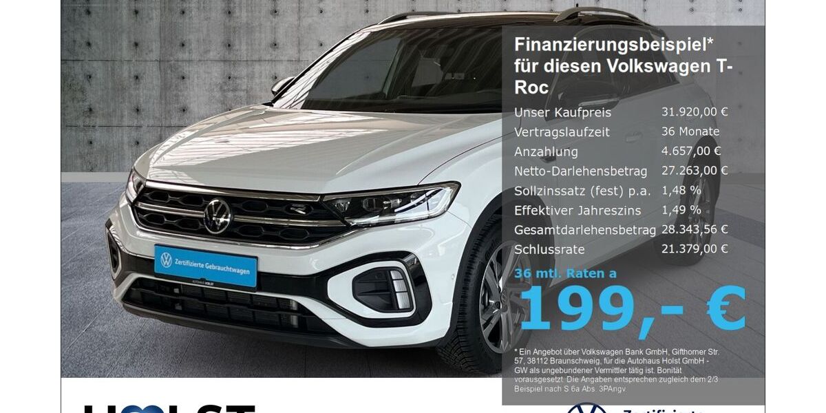 VW T-Roc 19.639 km 31.920 &euro; Scheeßel 27383