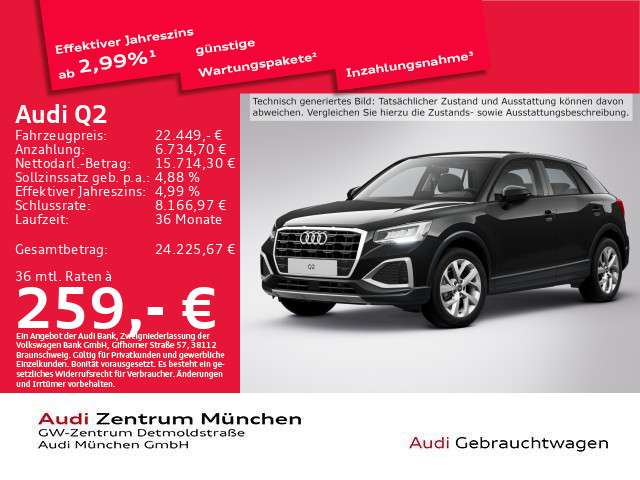 Audi Q2 35.931 km 22.449 € München 80935
