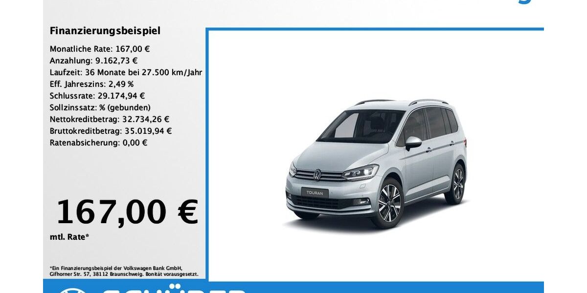 VW Touran 4.981 km 41.897 &euro; Dießen am Ammersee 86911