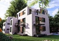 Neubau 3-Zimmer-Wohnung (Energieeffizienz A+) im EG mit geh. Innenaussattung, EBK, Balkon