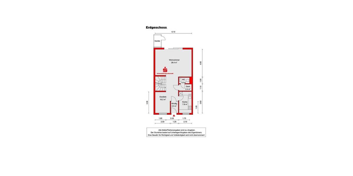 Reihenendhaus Lübeck St. Lorenz Nord - 4 Zimmer, 118 m&sup2;, 315.000&euro; | Angebot:25190369