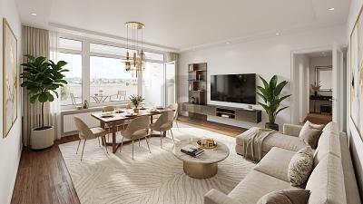 ANKOMMEN IM GRÜNEN: HELLES ZUHAUSE IN MÜNCHEN - Dachgeschoßwohnung München Aubing-Lochhausen-Langwied | Angebot:26109670