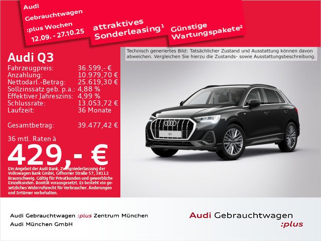 Audi Q3 34.471 km 36.599 € Eching 85386
