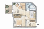 SUPER GRUNDRISS – BALKON – ROLLOS – WANNENBAD – EINBAUKÜCHE – TG-STELLPLATZ - Erdgeschoßwohnung Dresden Leubnitz-Neuostra | Angebot:26827248