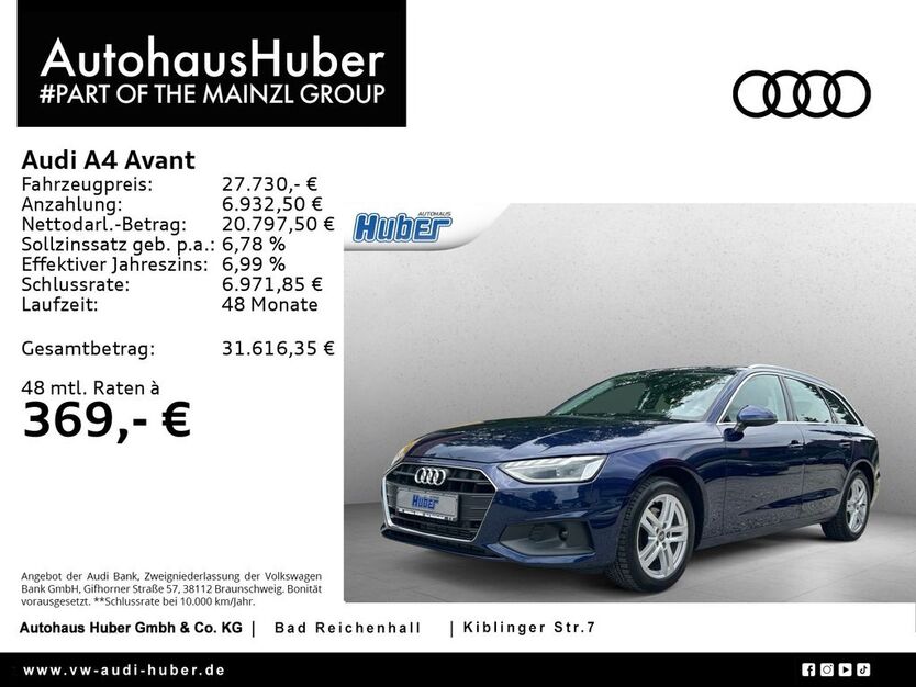 Audi A4 49.900 km 27.730 € Bad Reichenhall 83435