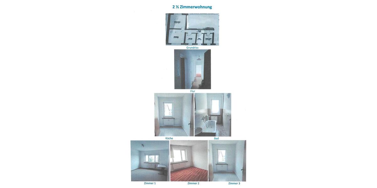 Etagenwohnung Kemberg - 3 Zimmer, 66 m&sup2;, 525&euro; | Angebot:25257084