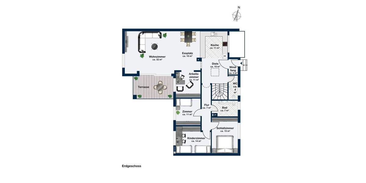 Bungalow Ottobrunn - 5 Zimmer, 146 m&sup2;, 950.000&euro; | Angebot:24684512