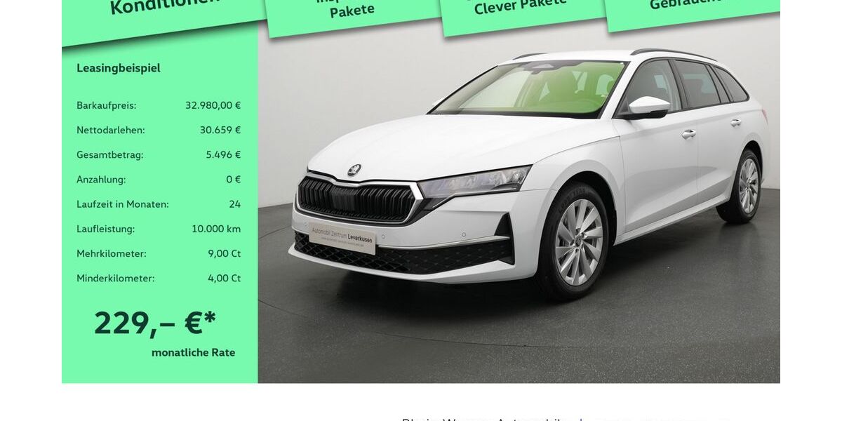 Skoda Octavia 1.009 km 32.980 &euro; Leverkusen 51379