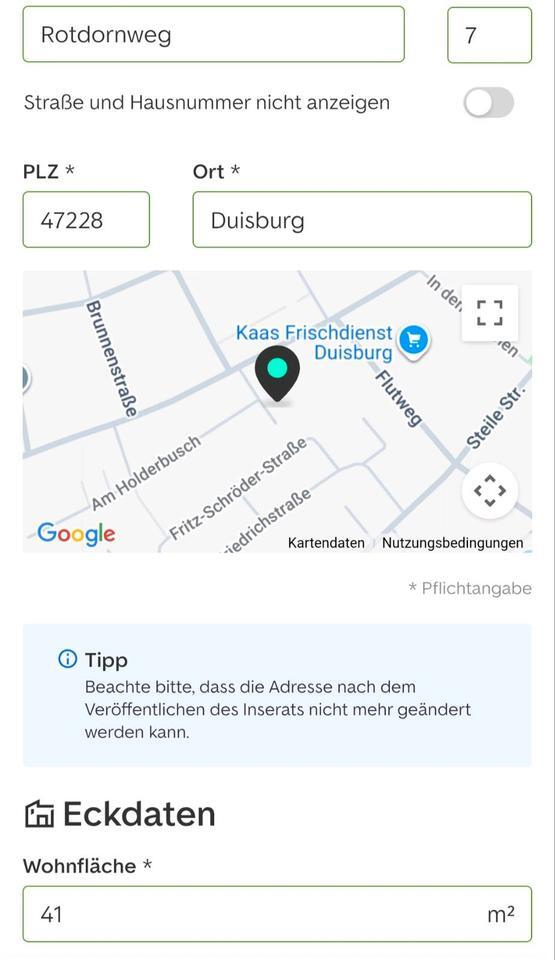 Wohnung Duisburg-Rheinhausen zimmer