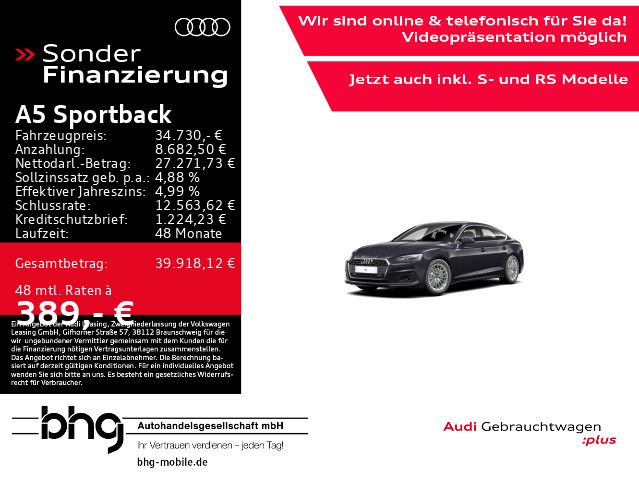 Audi A5 44.978 km 34.730 &euro; Albstadt 72458