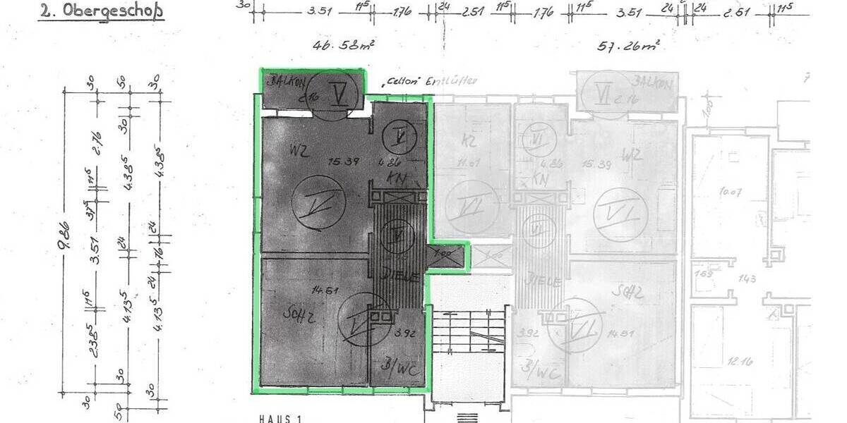 Etagenwohnung Regen - 2 Zimmer, 46 m&sup2;, 70.000&euro; | Angebot:26142677