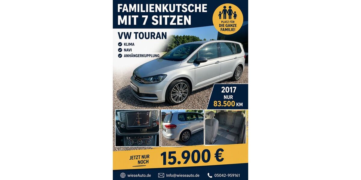 VW Touran 86.500 km 14.950 &euro; Bad Münder am Deister 31848