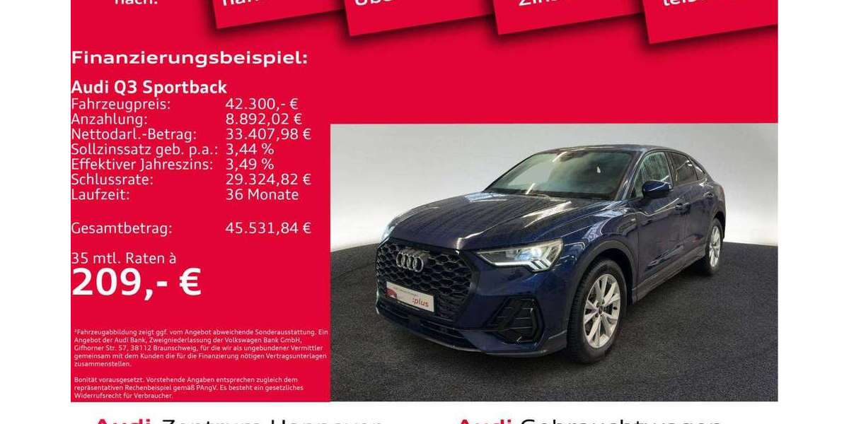 Audi Q3 27.345 km 42.301 &euro; Hannover 30179