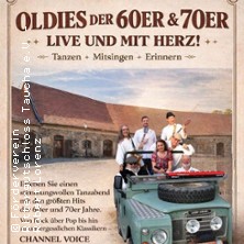Oldies der 60er & 70er Live & mit Herz! LIVE: Channel Voice / Tanzen - Mitsingen 30.05.2026 Förderverein Rittergutschloss Taucha e.V.
