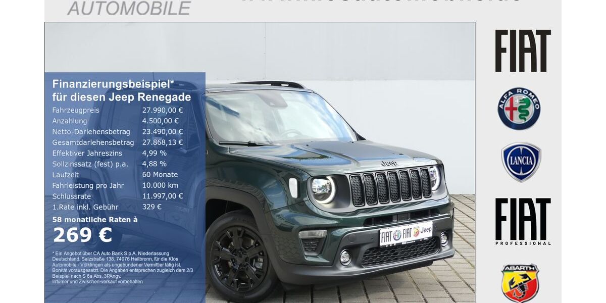 Jeep Renegade 21.998 km 27.990 &euro; Völklingen 66333