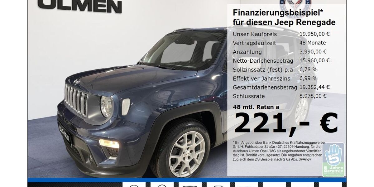 Jeep Renegade 37.760 km 19.950 &euro; Düsseldorf 40231