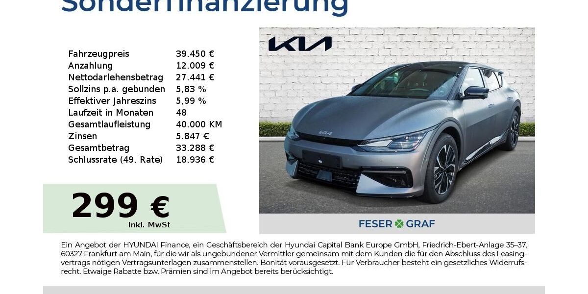 Kia EV6 18.627 km 39.450 € Roth 91154