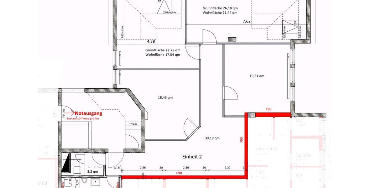 2 Räume in Praxis für Osteopathie in Waiblingen Nähe Bahnhof zimmer