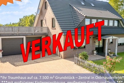 Einfamilienhaus mit großzügiger Einliegerwohnung ***zentral in Ostrhauderfehn auf ca. 7.500 m² Grundstück*** - Haus Ostrhauderfehn | Angebot:22119625